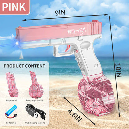 Electric Water Gun with Cool Lights and High Capacity