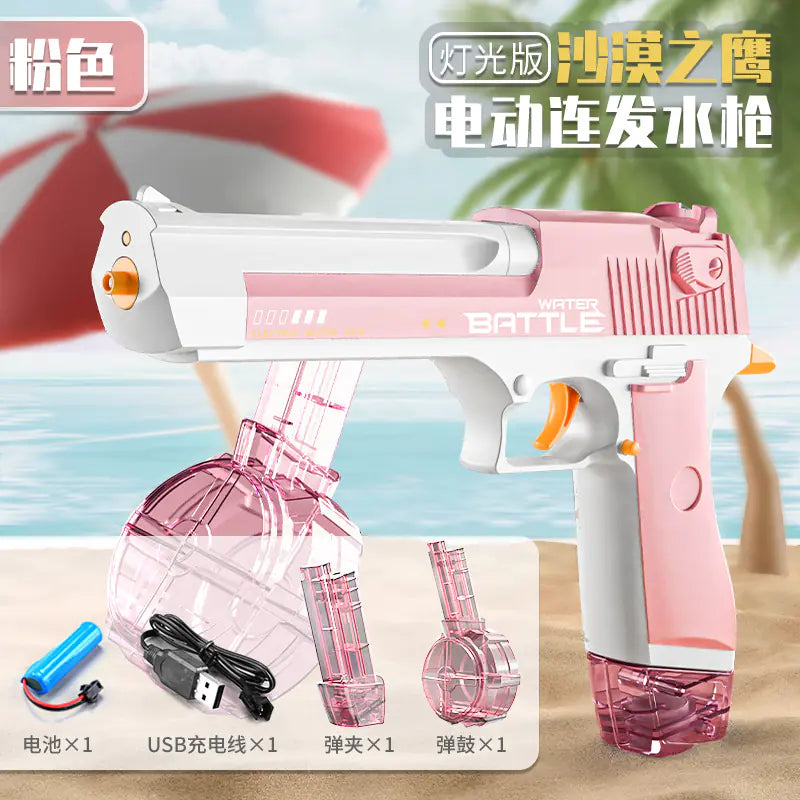 Electric Water Gun with Cool Lights and High Capacity